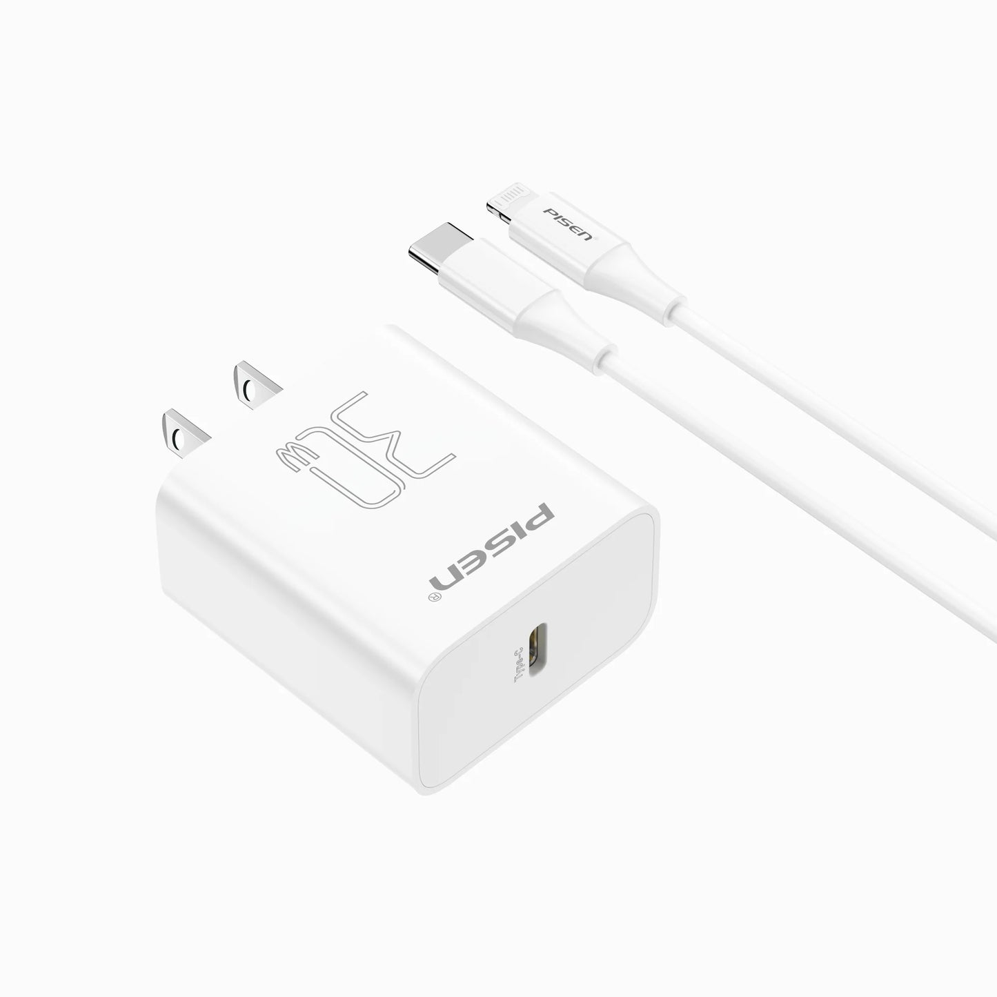 PISEN Quick USB-C 30W Fast Wall Charger(US)