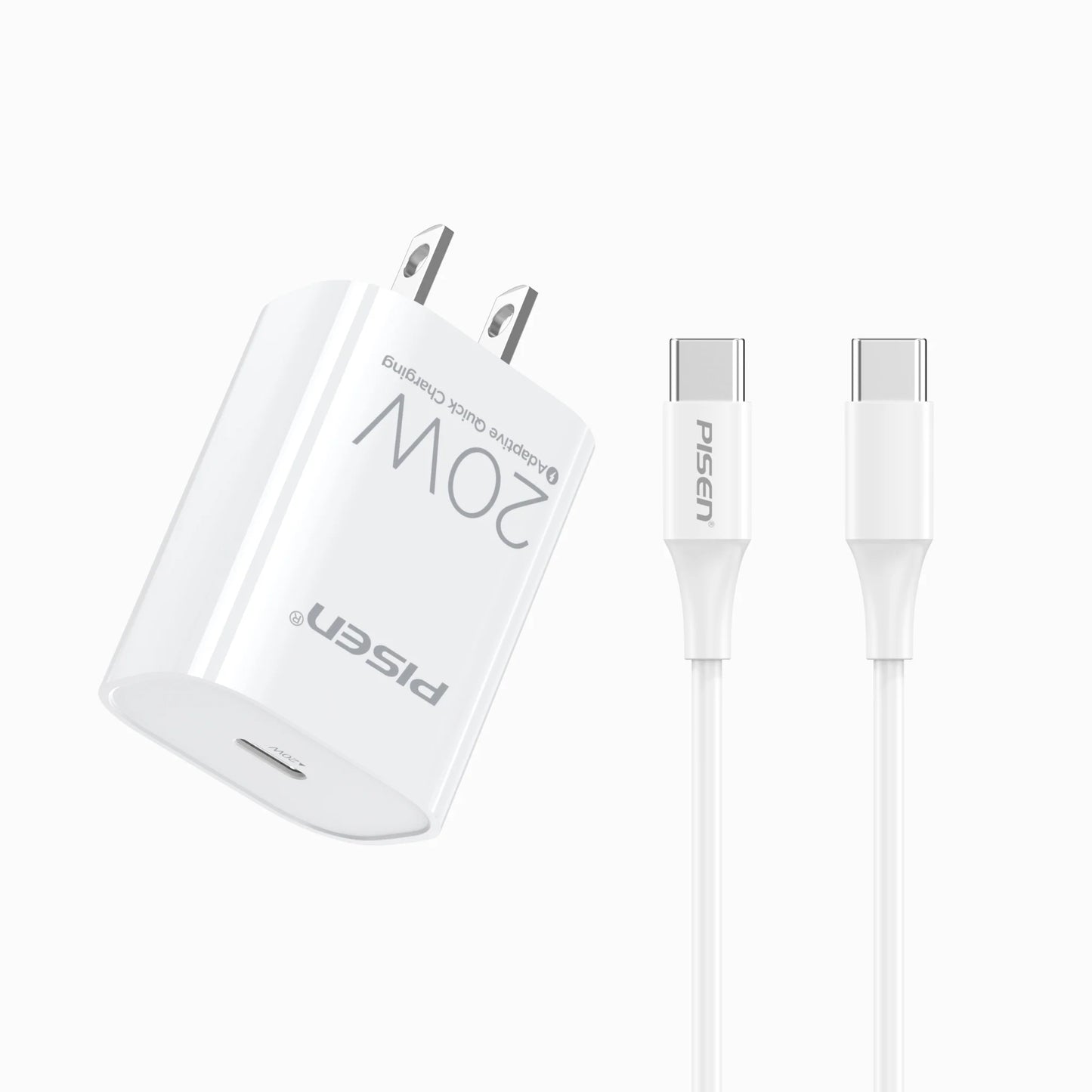 PISEN Quick USB-C 20W Fast Wall Charger(US)